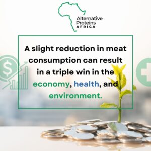 a slight reduction in meat consumption can result in economic, health, and environmental wins